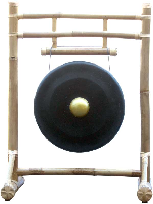 19 inch Gong on a Bamboo FRAME