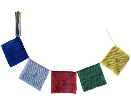 10 Tibetan Buddhist Flags Windhorse Religious Buddha Prayer Flag 25x33cm 32x34cm