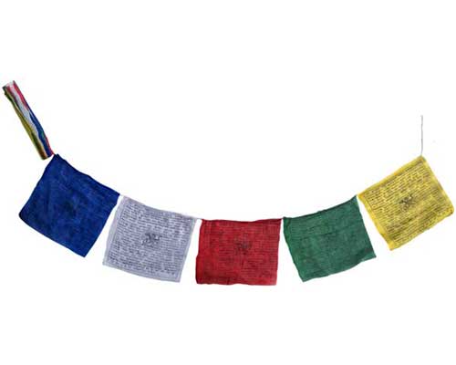 Tibetan Prayer FLAG with 12 inch FLAGs