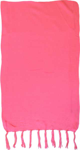 Plus Size Solid CANDY Pink Sarong