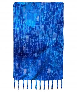 blue batik sarong