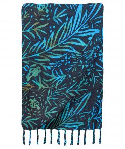 Blue and black batik sarong